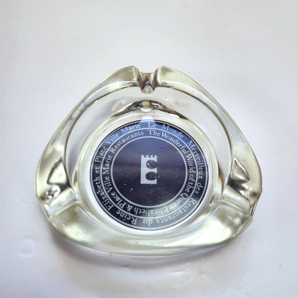 Queen Elizabeth Hotel & Place Ashtray Vintage Ville Marie Restaurants Co… - Picture 1 of 5